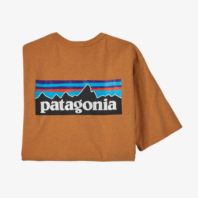 Responsibili-Tee® Patagonia P-6 Logo Responsibili-Â® Hombre Naranjas | MiKUqCTl