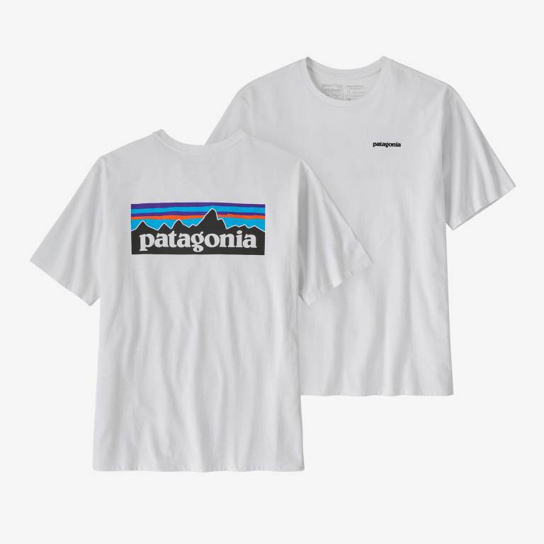 Responsibili-Tee® Patagonia P-6 Logo Responsibili-Â® Hombre Blancos | Y13AkVq6