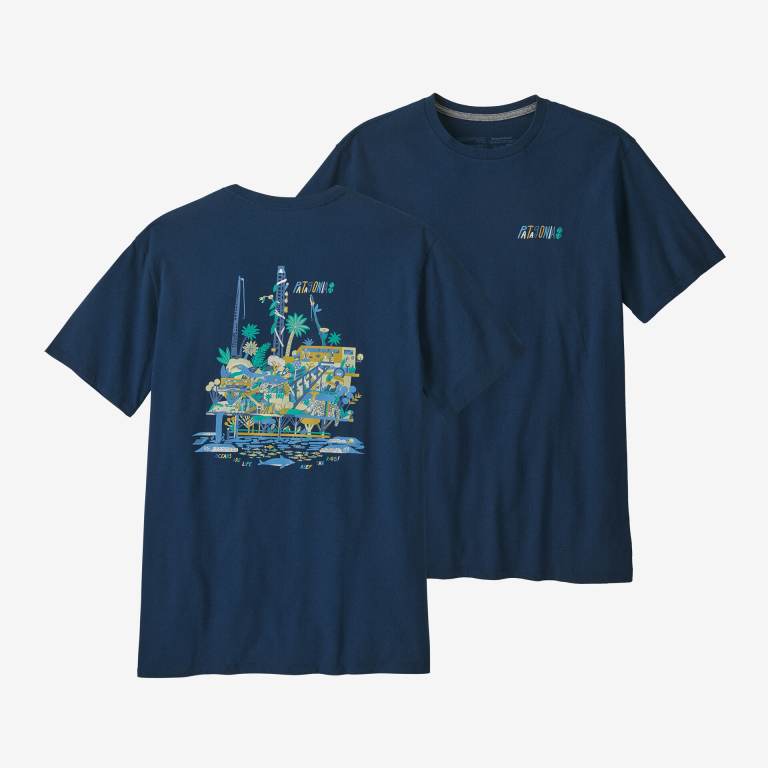 Responsibili-Tee® Patagonia Reef the Rigs Responsibili-Â® Unisex Azules | gahHU6cW