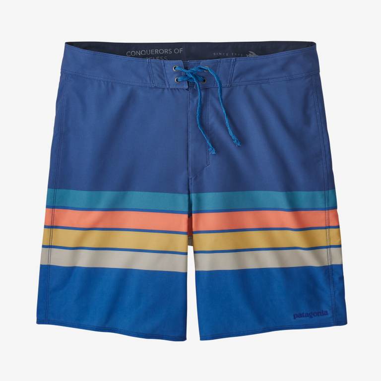 Shorts De Playa Patagonia Hydropeak - 18" Hombre Stripes/Blue | Rp6N1MrN