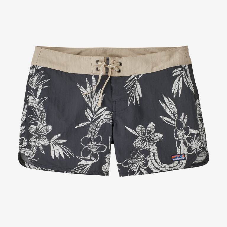 Shorts De Playa Patagonia WavefarerÂ® - 5" Mujer Negros | 4lRrPHXw