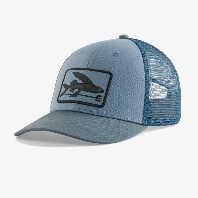 Sombreros Patagonia Flying Fish LoPro Trucker Unisex Grises Claro | 2i2F53FG