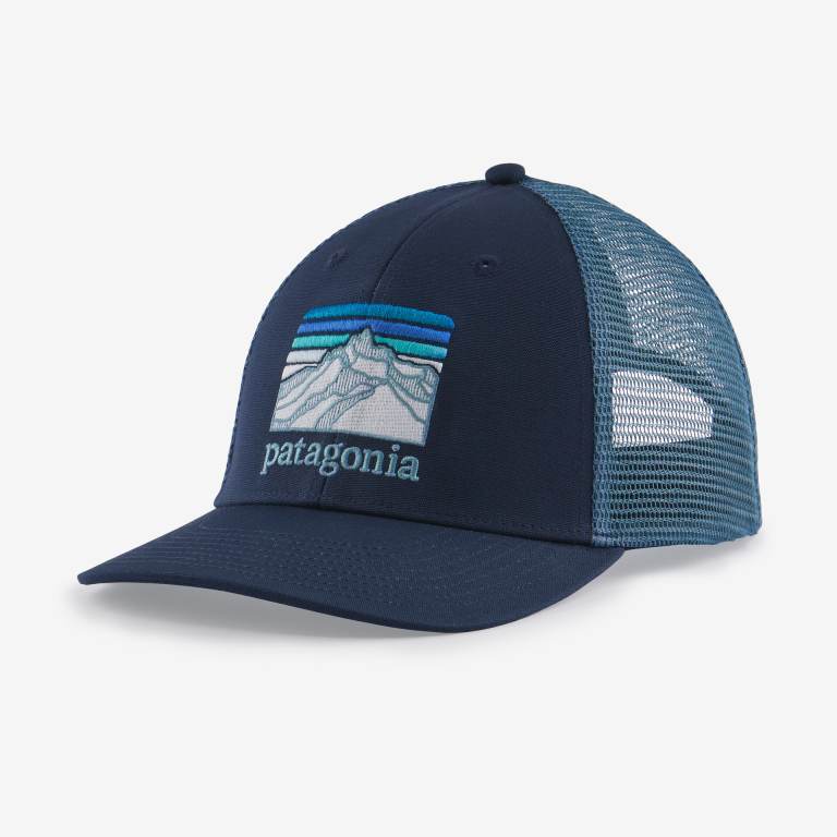 Sombreros Patagonia Line Logo Ridge LoPro Trucker Unisex Azul Marino | 6xLmKnUR