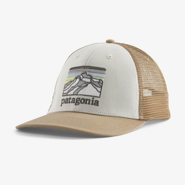 Sombreros Patagonia Line Logo Ridge LoPro Trucker Unisex White/Brown | rzSeaDqi