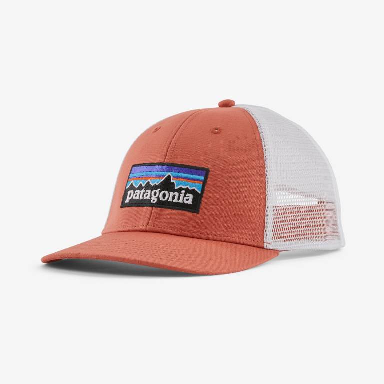 Sombreros Patagonia P-6 Logo LoPro Trucker Unisex Coral | UxAyIUm1