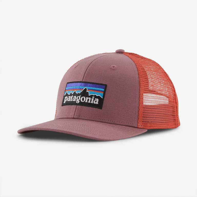 Sombreros Patagonia P-6 Logo Trucker Unisex Morados | IIJozeFl