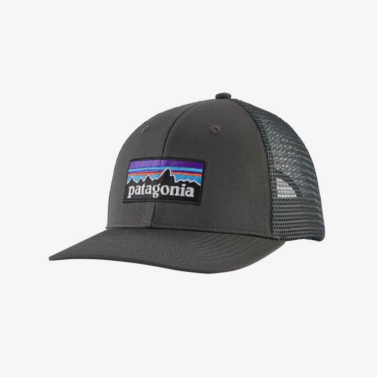 Sombreros Patagonia P-6 Logo Trucker Unisex Grises | zw6Lzkrt