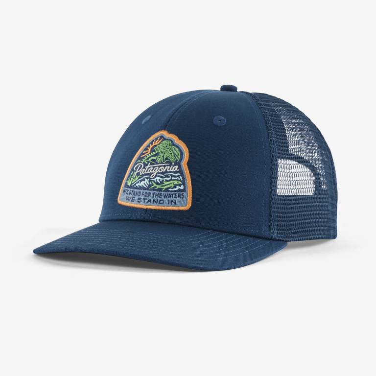 Sombreros Patagonia Take a Stand Trucker Unisex Azules | ifPahS1w