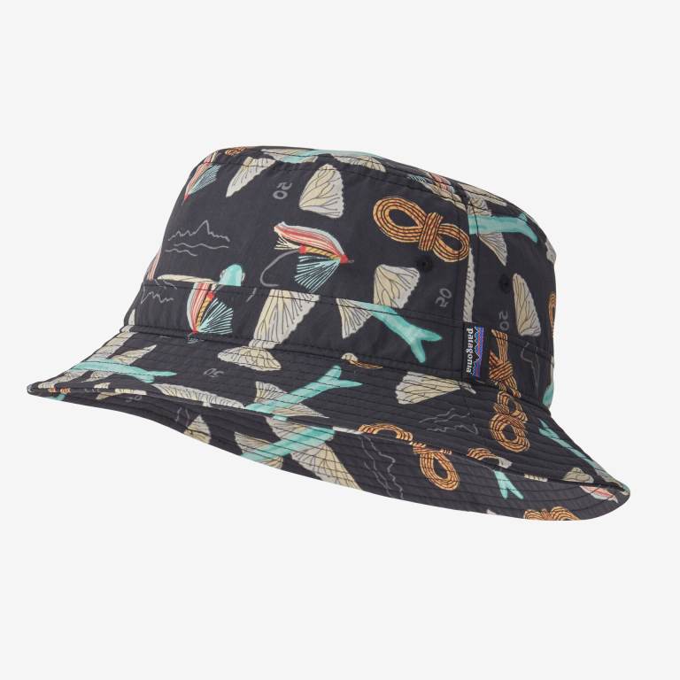 Sombreros Patagonia Wavefarerâ„¢ Bucket Unisex Negros | KWqzhcQ3