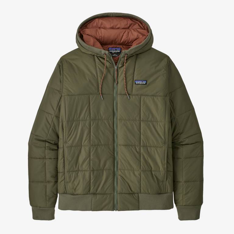 Sudadera Con Capucha Patagonia Box Acolchado Windproof Hombre Verdes | i2N4dVRo