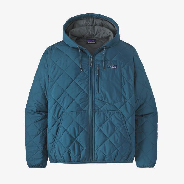 Sudadera Con Capucha Patagonia Diamond Acolchado Bomber Hombre Azules | uPfwFDKy