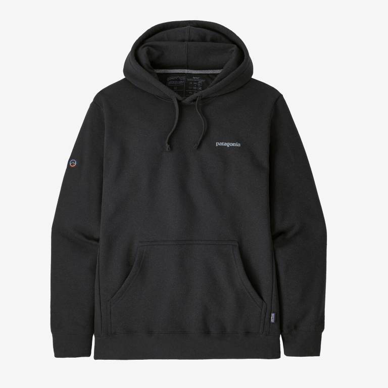 Sudadera Con Capucha Patagonia Fitz Roy Icon Uprisal Unisex Negros | 9GF8heK5