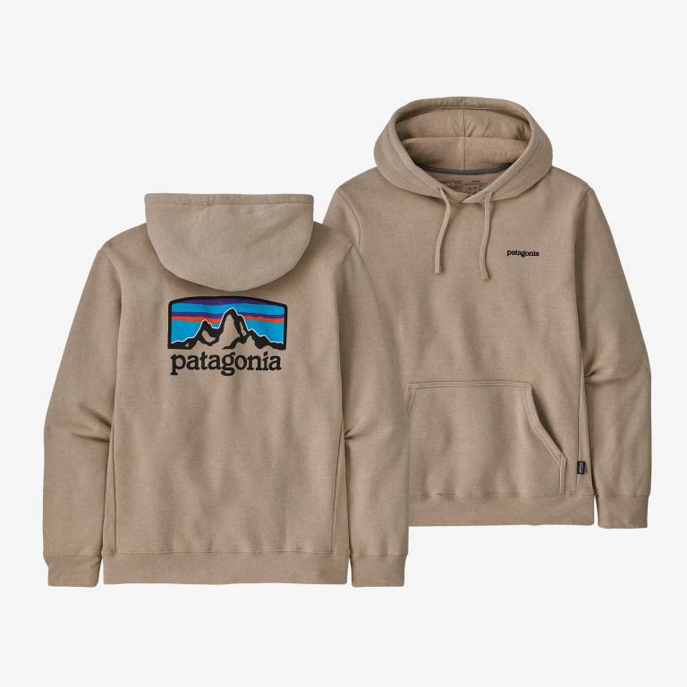 Sudadera Con Capucha Patagonia Fitz Roy Horizons Uprisal Unisex Marrom | GaeDb48t