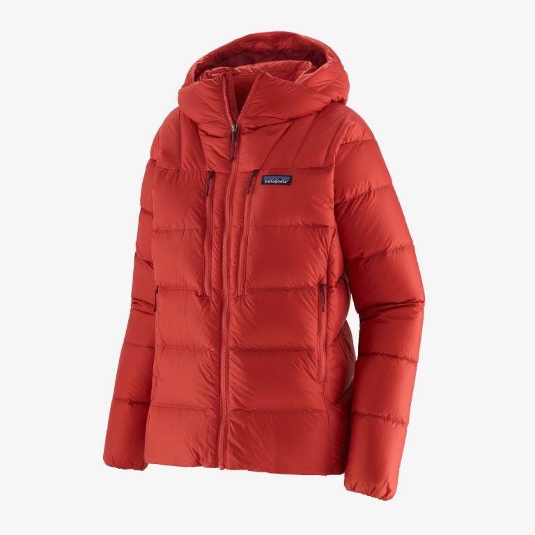 Sudadera Con Capucha Patagonia Fitz Roy Down Mujer Rojos | SUkdO5UK