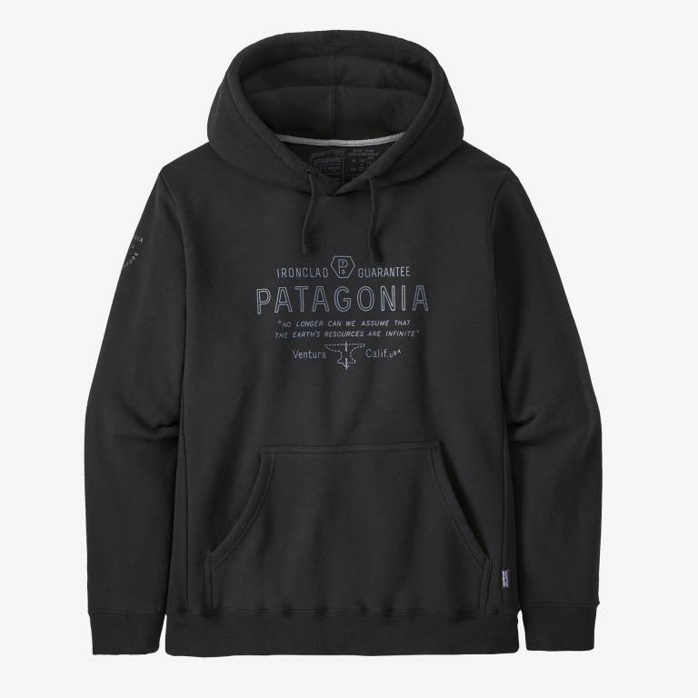 Sudadera Con Capucha Patagonia Forge Mark Uprisal Unisex Negros | 1jNqtxKe