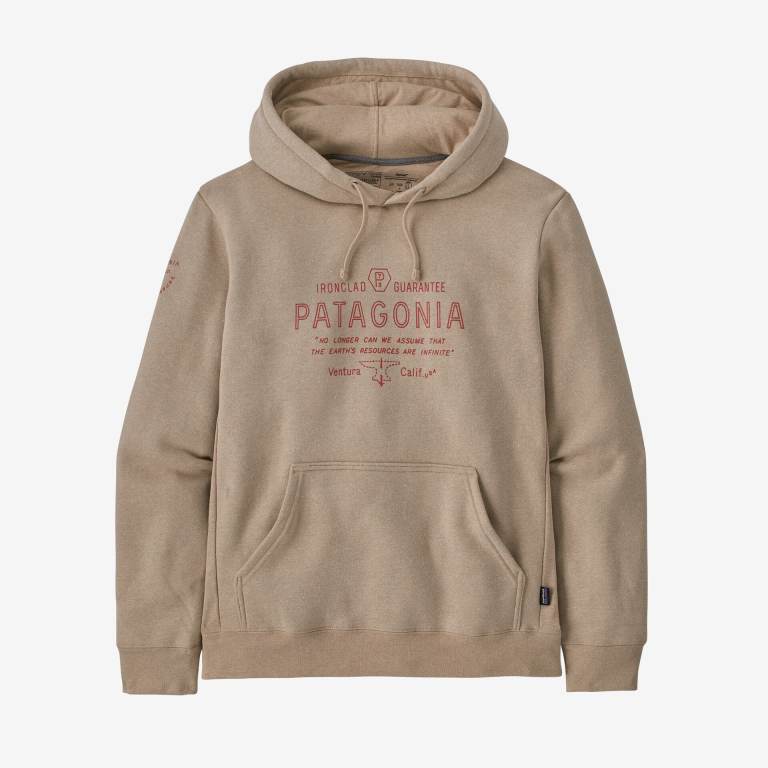 Sudadera Con Capucha Patagonia Forge Mark Uprisal Unisex Marrom | oFXOC6Uz