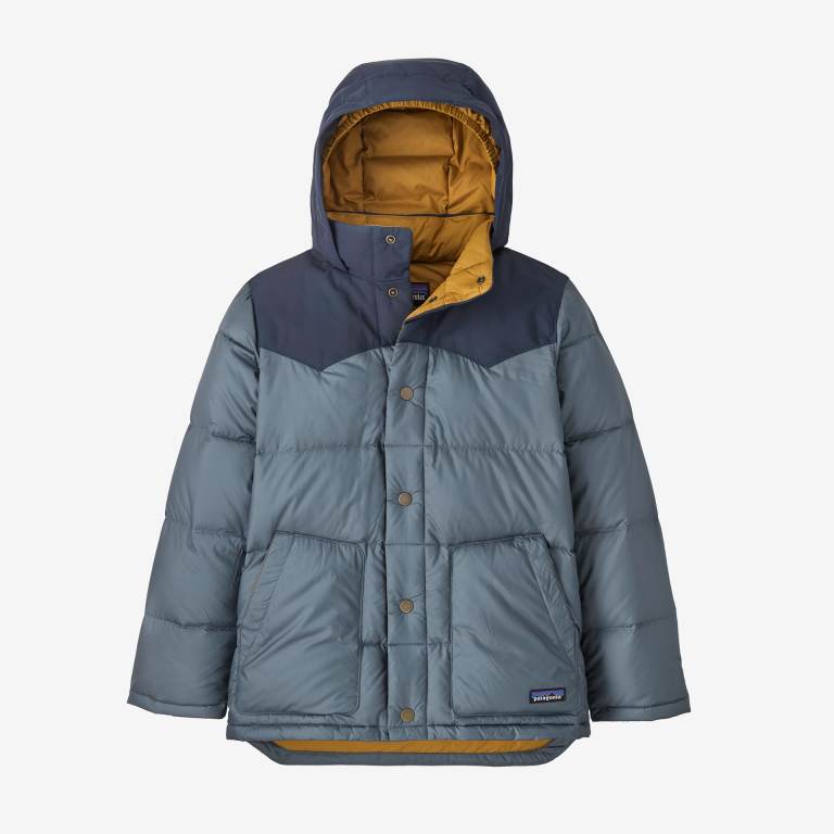 Sudadera Con Capucha Patagonia Kids' Bivy Down Niños Grises | ihYpNycP