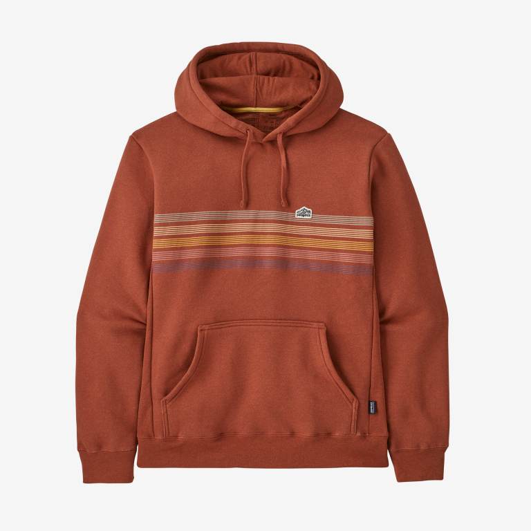 Sudadera Con Capucha Patagonia Line Logo Ridge Stripe Uprisal Unisex Coral | bDpgq5iV