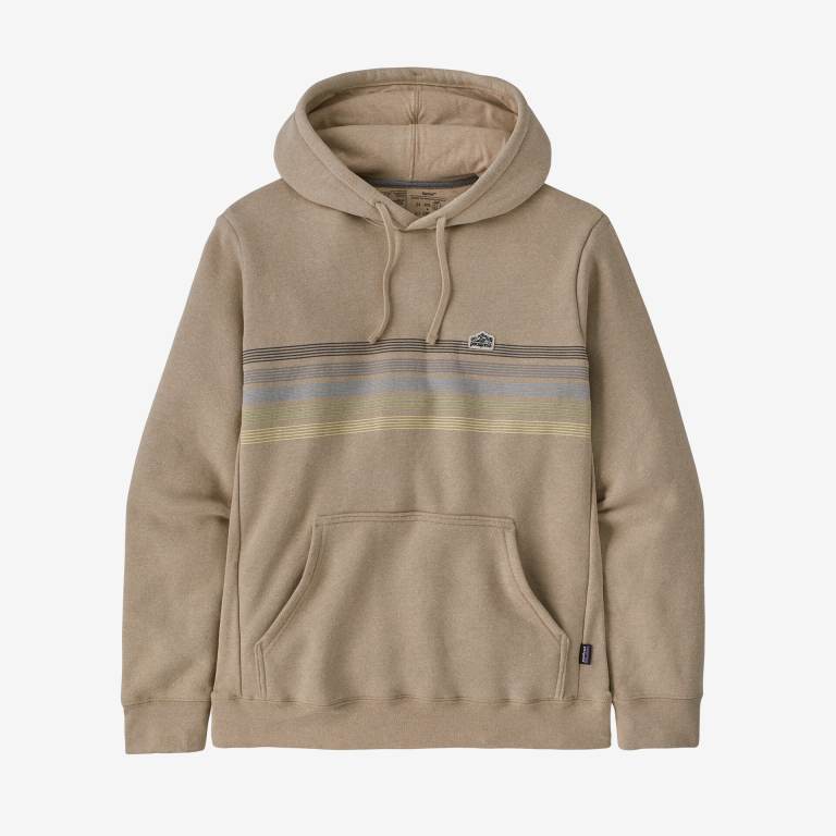 Sudadera Con Capucha Patagonia Line Logo Ridge Stripe Uprisal Unisex Marrom | i54uQgqk