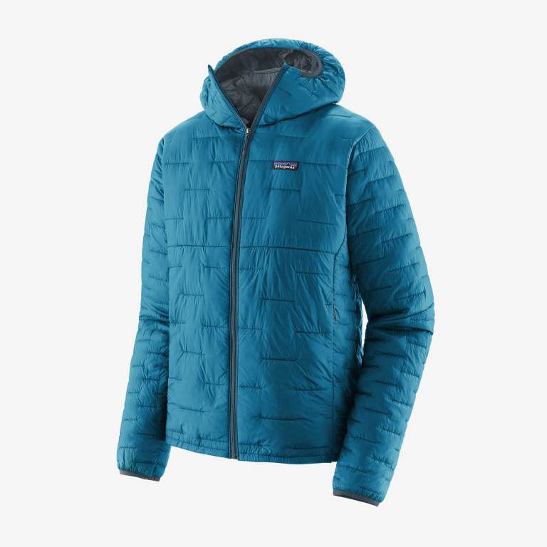 Sudadera Con Capucha Patagonia Micro PuffÂ® Insulated Hombre Azules | sPB1rQ75