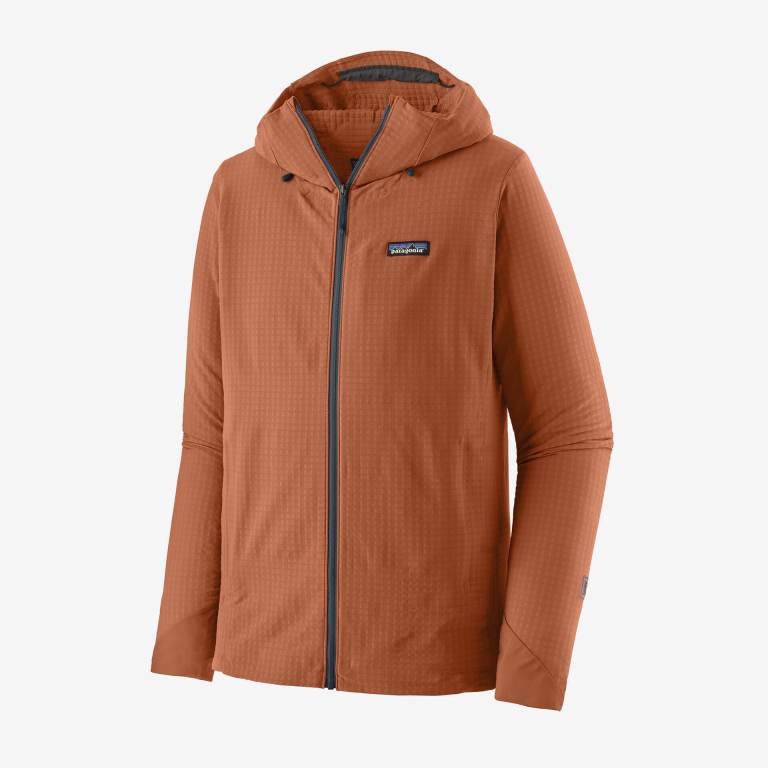 Sudadera Con Capucha Patagonia R1Â® TechFace Hombre Marrom | VUx4QFQw