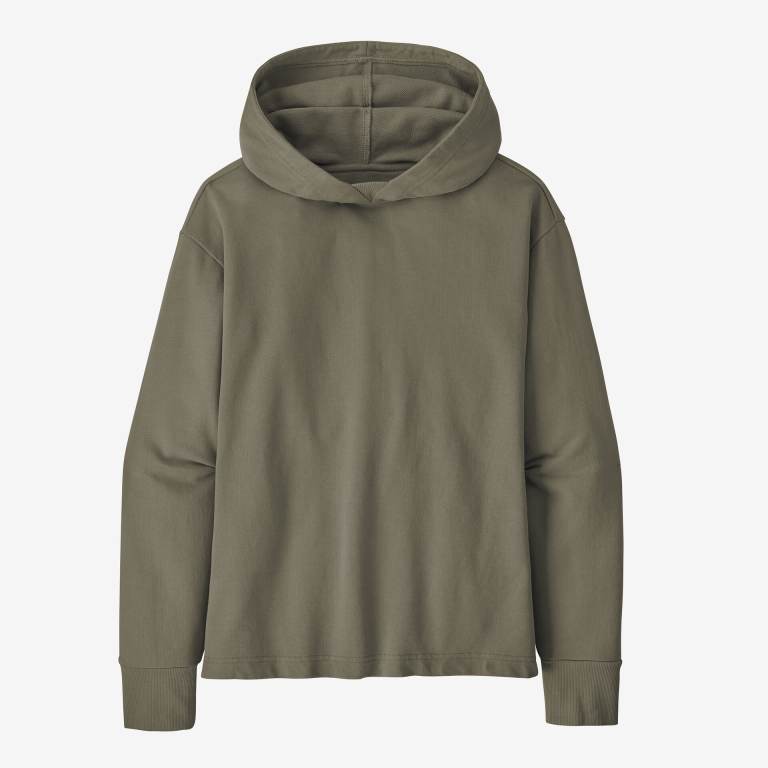 Sudadera Con Capucha Patagonia Regenerative OrganicÂ Certifiedâ„¢Â Algodon Essential Mujer Verdes | 48NjUVKv