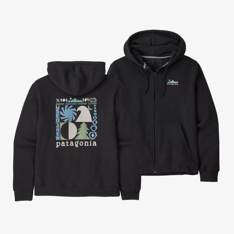 Sudadera Con Capucha Patagonia Spirited Seasons Uprisal Full-Zip Unisex Negros | eP3dY00t