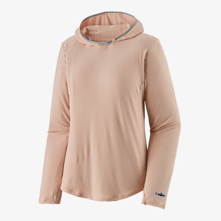 Sudadera Con Capucha Patagonia Tropic Comodidad Natural Sun UPF Mujer Rosas | GZXSOd49