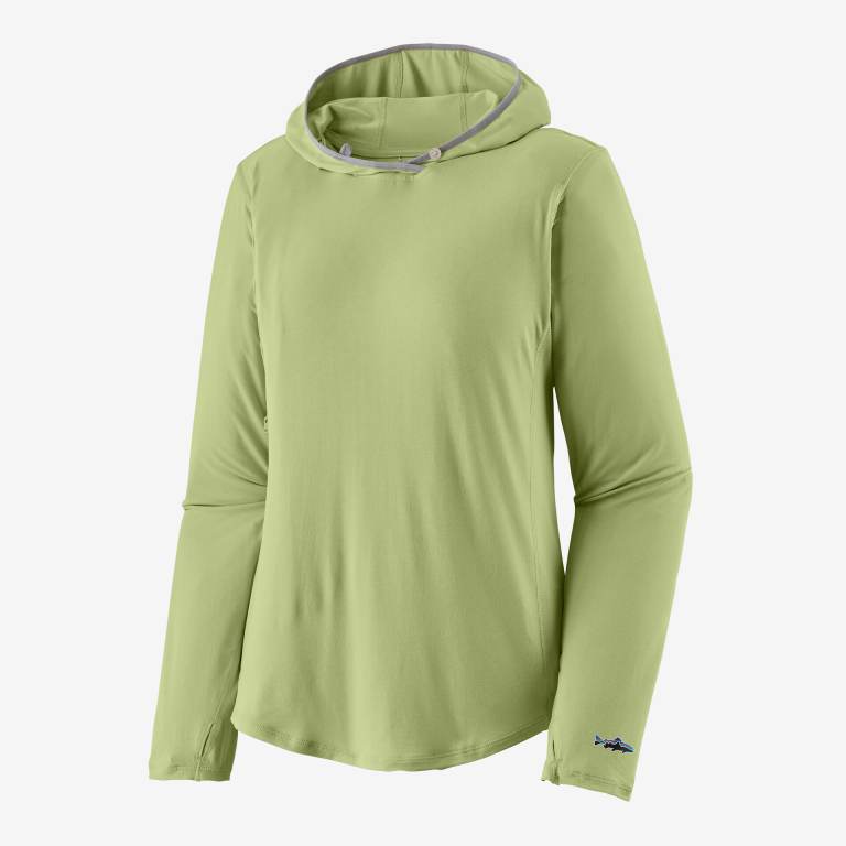 Sudadera Con Capucha Patagonia Tropic Comodidad Natural Sun UPF Mujer Verdes | Ta8GXZ0k