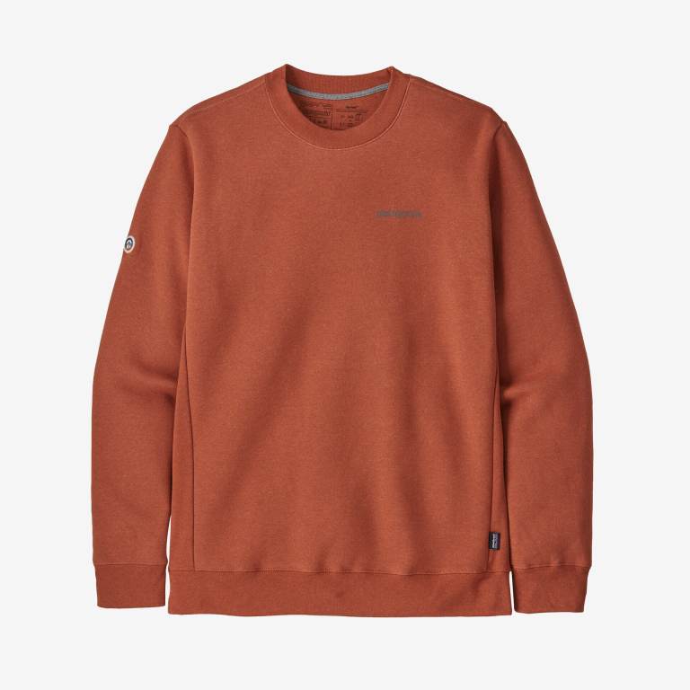 Sudaderas Patagonia Fitz Roy Icon Uprisal Crewneck Unisex Coral | PyzeiBLC