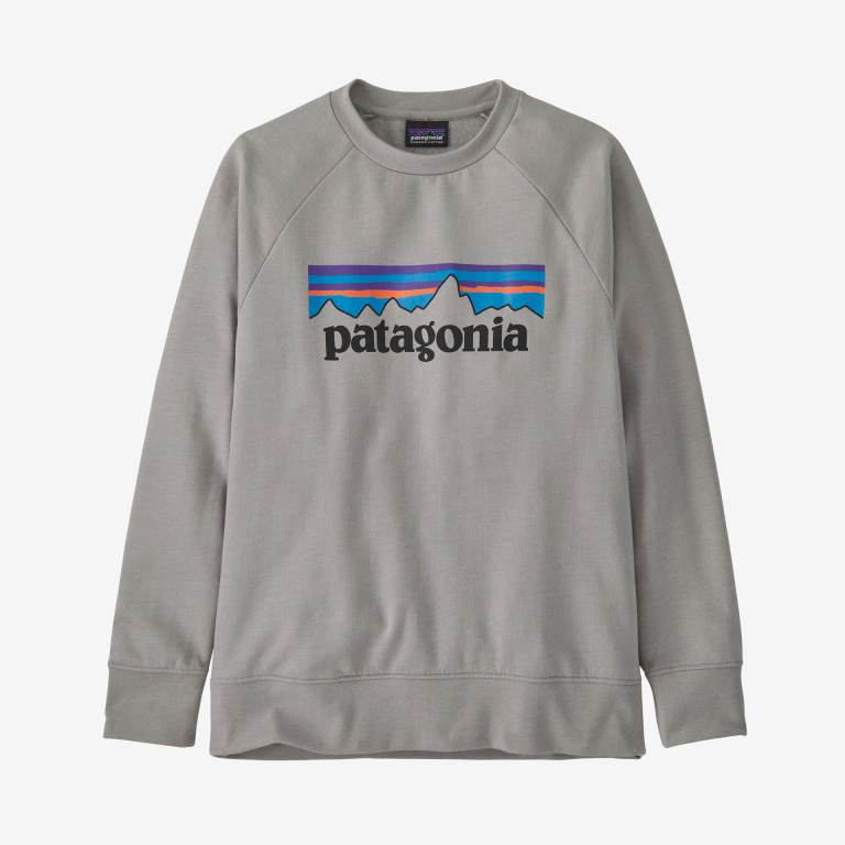 Sudaderas Patagonia Kids' Ligeros Crewneck Niños Grises | 5b9eDwTL