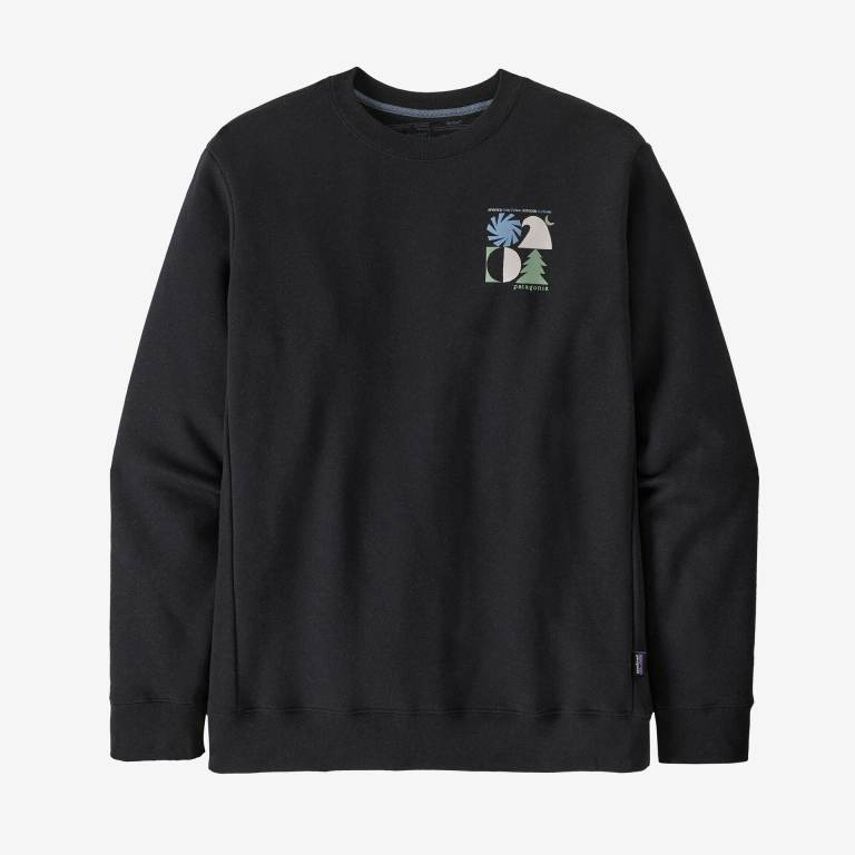 Sudaderas Patagonia Spirited Seasons Uprisal Crewneck Unisex Negros | ouevPaCh