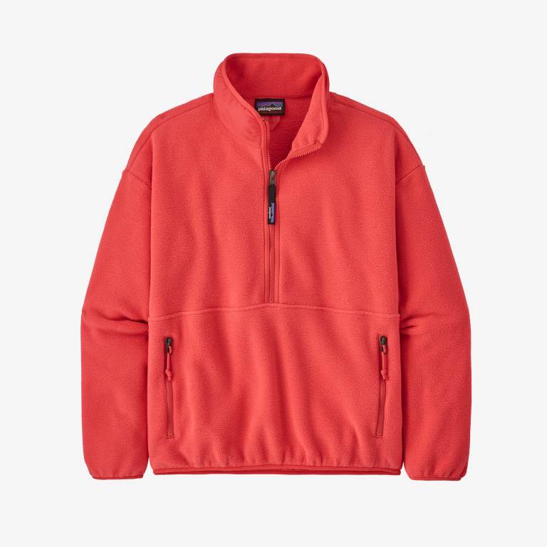 Suéteres De Lana Patagonia SynchillaÂ® Marsupial 1/2-zip Mujer Coral | BoBiByOy