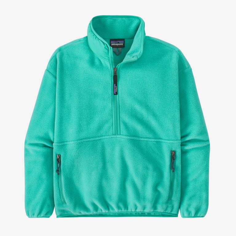 Suéteres De Lana Patagonia SynchillaÂ® Marsupial 1/2-zip Mujer Turquesa | g1I9byyv