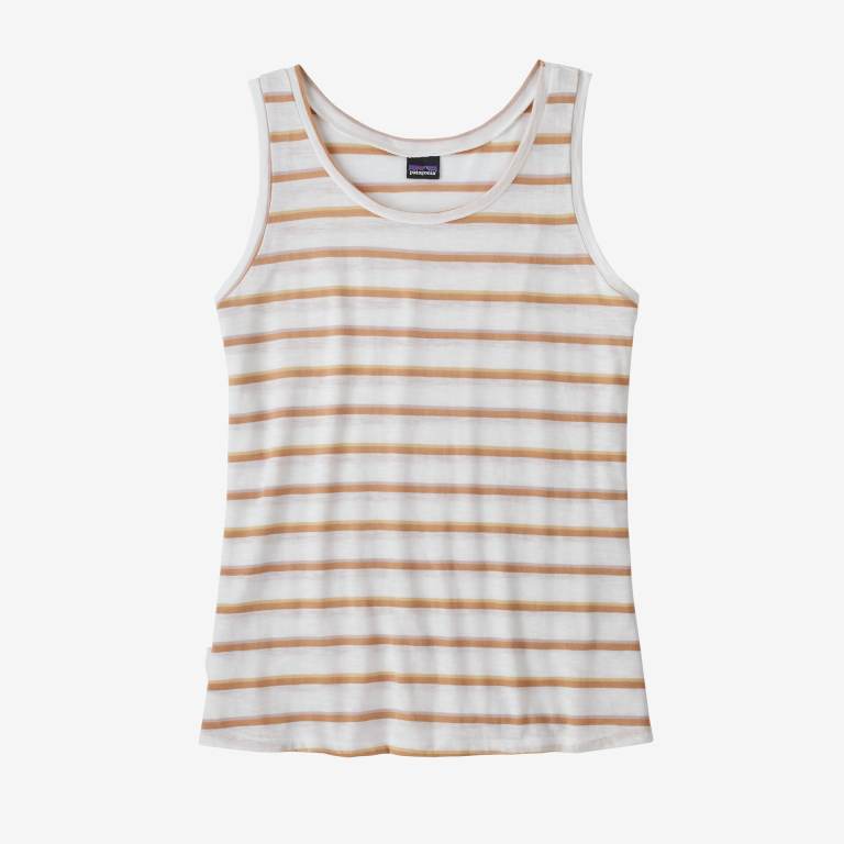 Tank Top Patagonia Mainstay Mujer Stripes/White | IAhit9ao