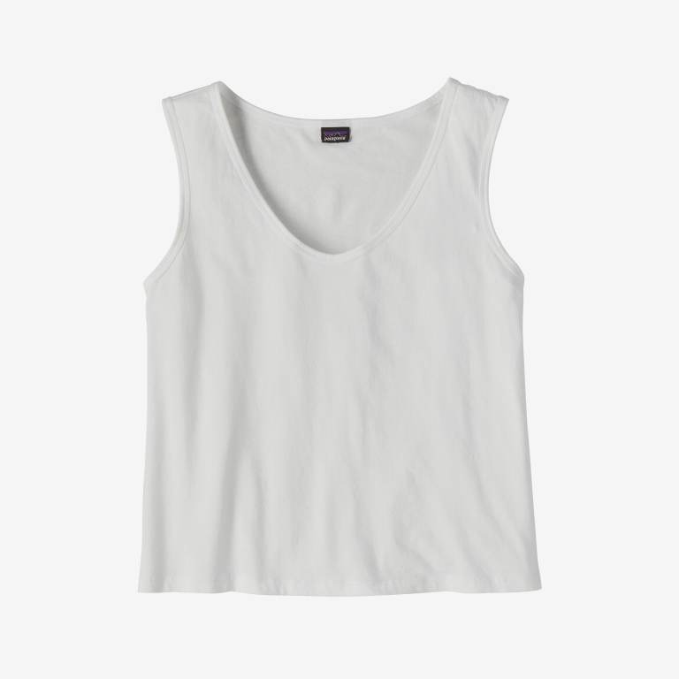 Tank Top Patagonia Regenerative Organic Certifiedâ„¢ Algodon Mujer Blancos | yNsW3xCg