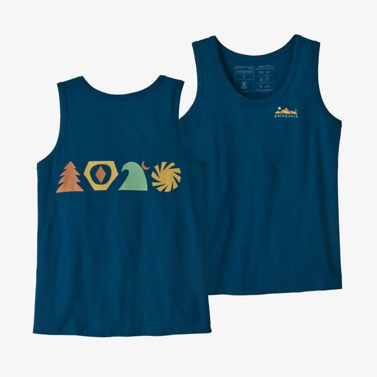 Tank Top Patagonia Spirited Seasons Organic Mujer Azules | aRmK3HAI